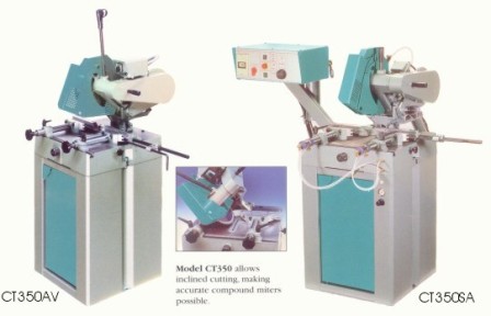 14", KMT HIGHSPEED SAW, MANUAL W/AIRVISE FOR ALUM &amp; NON-FERROUS, MODEL#CT350AV