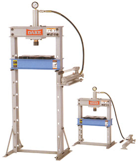 10 Ton, DAKE UTILITY H-FRAME PRESS, B-10 (BENCH-MOUNT)(#72200) **NEW**