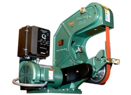 NO. 760, BURR KING (1.5&quot;X60&quot; or 2&quot;X60&quot;) THREE WHEEL BELT GRINDER, MODEL#760, NEW