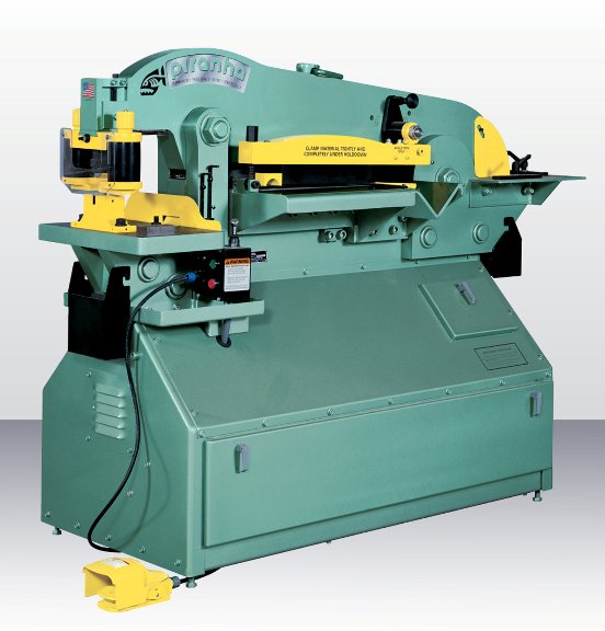PIRANHA 110-TON SINGLE-OPERATOR IRONWORKER, MODEL#P110**NEW**