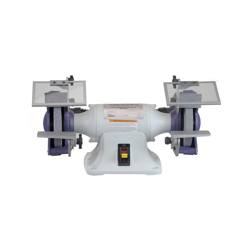 6&quot; PALMGREN 1/2HP GRINDER W/DUST COLLECT, MODEL#9682072, NEW