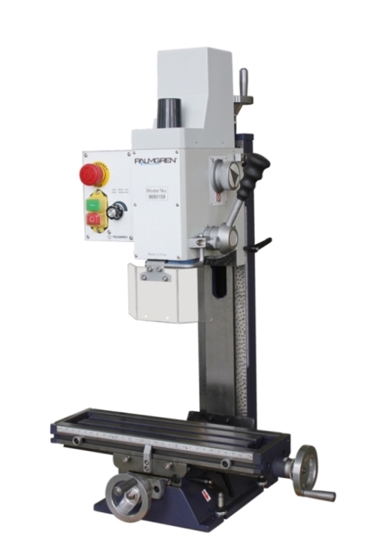 PALMGREN 13" GEAR-HEAD VARI-SPD MILLING MACHINE, 1-PHASE, MODEL#9680159, NEW