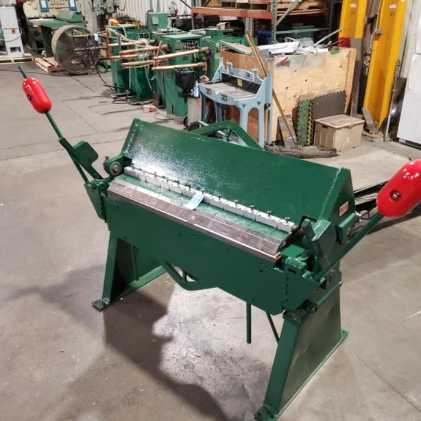 14 Ga. x 4', CHICAGO BOX &amp; PAN BRAKE, MODEL#BPO 414-6, USED