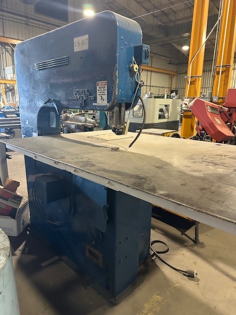 36" x DOALL VERTICAL BANDSAW, MODEL#V-36, USED AS-IS