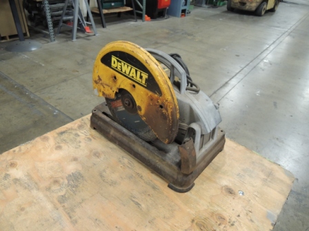DEWALT CHOPSAW, MODEL#DW871, USED