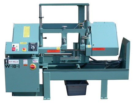 10" x 17", WF WELLS SEMI-AUTO TWIN-POST BANDSAW, MODEL#W-10-1, NEW