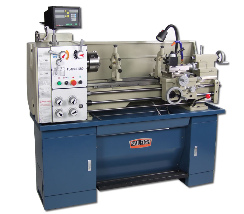 12&quot; x 36&quot; cc, BAILEIGH METAL LATHE W/DIGITAL READOUT, MODEL#PL-1236E-DRO *NEW*