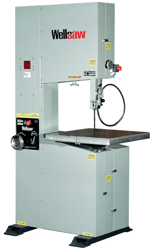 20&quot; X 16&quot;, WELLSAW VERTICAL BANDSAW, 20&quot;THROAT, 16&quot; UNDERGDE, MODEL#V-20 **NEW