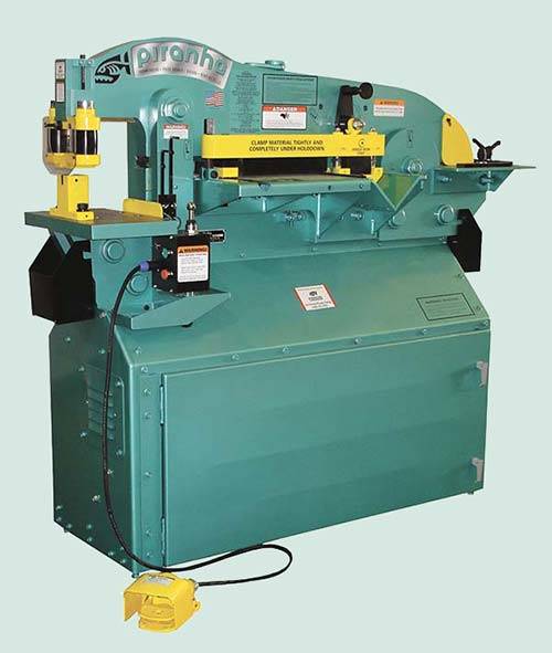 PIRANHA 65-TON SINGLE-OPERATOR IRONWORKER, MODEL#P65 **NEW**