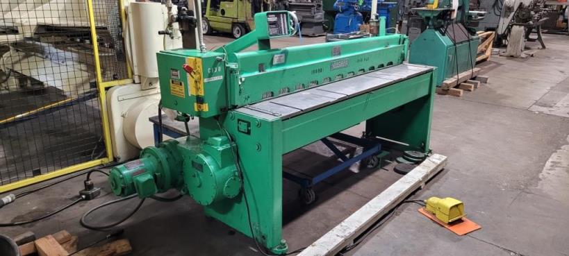 14 Ga. x 72&quot;, NIAGARA MECHANICAL POWER SHEAR, USED