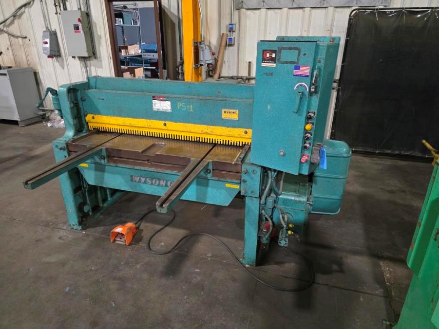 10 Ga. x 52&quot;, WYSONG MECHANICAL POWER SHEAR, MODEL#1052, USED, CLEAN!