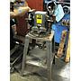 BELSAW BENCH GRINDER, ON FLOOR STAND, MODEL#N/A, USED