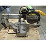 12", DEWALT DOUBLE BEVER SLIDING COMPOUND MITER SAW, MODEL#DW708, USED
