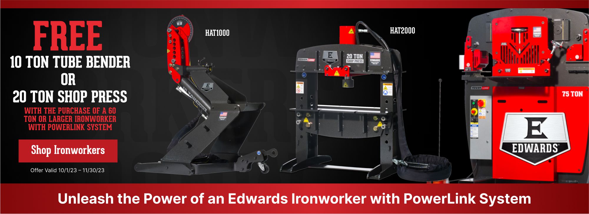 Edwards Ironworker Promo