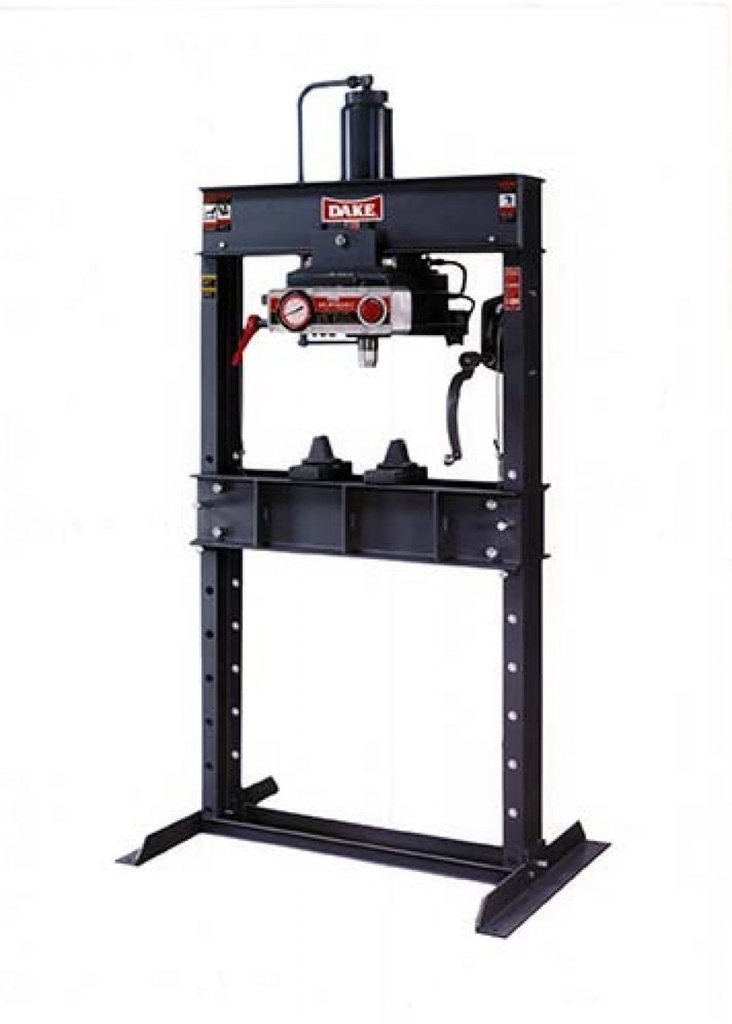 25 Ton, DAKE AIR-OP HYDRAULIC PRESS, DUAL-PUMP, MODEL#6-425 **NEW**