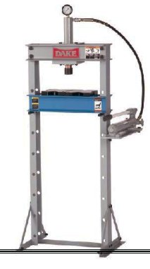10 Ton, DAKE H-FRAME, MANUAL-OP, SINGLE ACTING PRESS **NEW**