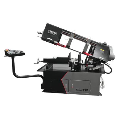 [8155] 10" x 18", ELITE DUAL MITERING HORIZ BANDSAW, STK#891080, MODEL#EHB-1018VMH (HY)