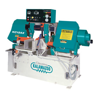 [8177] 12", CLAUSING KALAMAZOO AUTOMATIC HORZ BANDSAW, MODEL#KC12AX, **NEW**