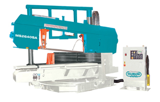[8187] 26", CLAUSING KALAMAZOO SEMI-AUTO HYD SWIVEL-HEAD TWIN-COLUMN MITRE, #MS2640SA