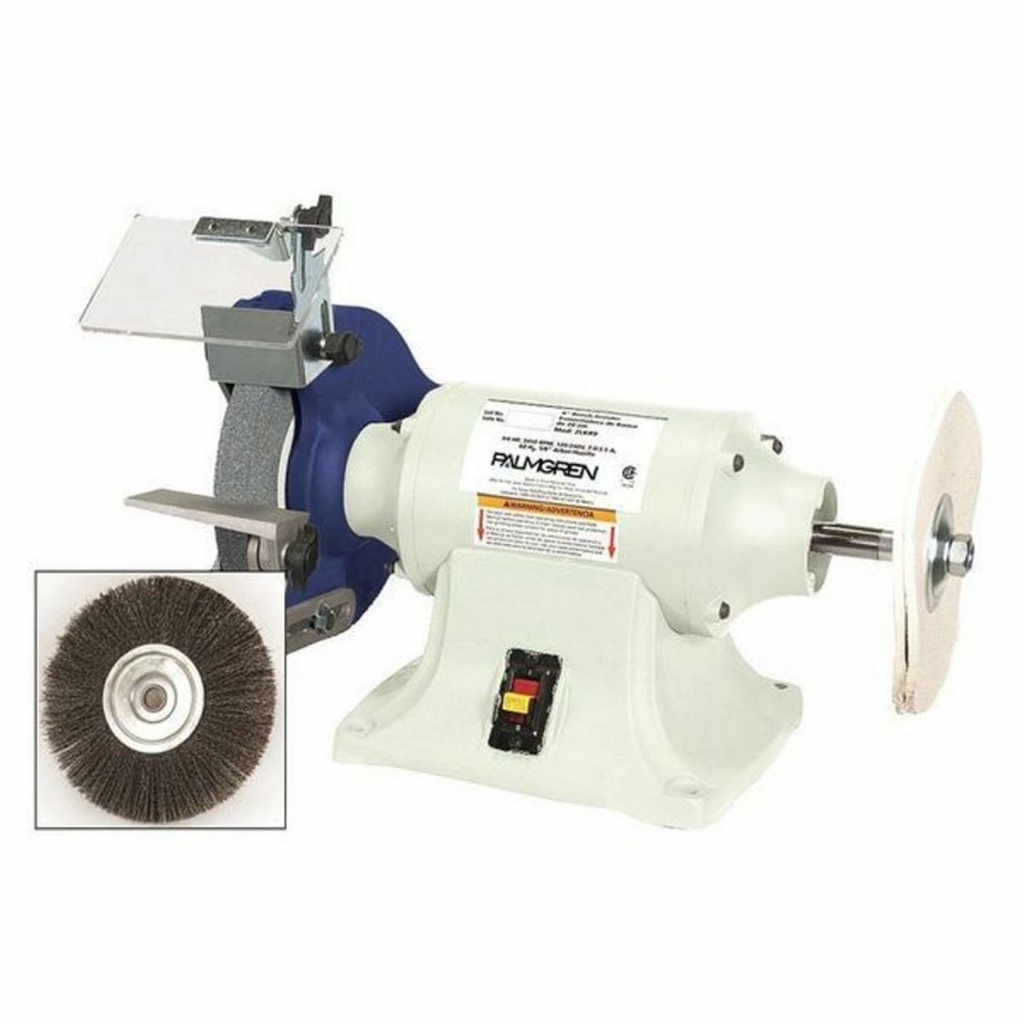 [10172] 6" PALMGREN GRINDER/BUFFER, MODEL#9682068, NEW
