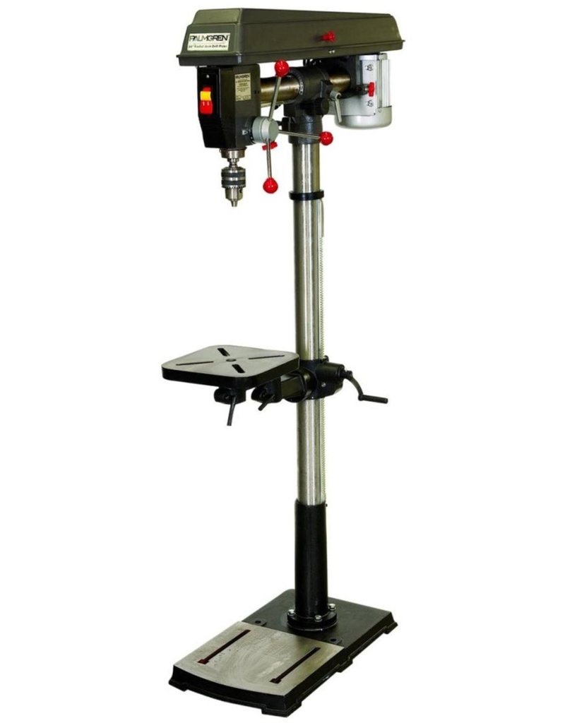 [10257] PALMGREN RADIAL ARM 5-SPEED FLOOR MODEL STEP-PULLEY, MODEL#9680342, NEW