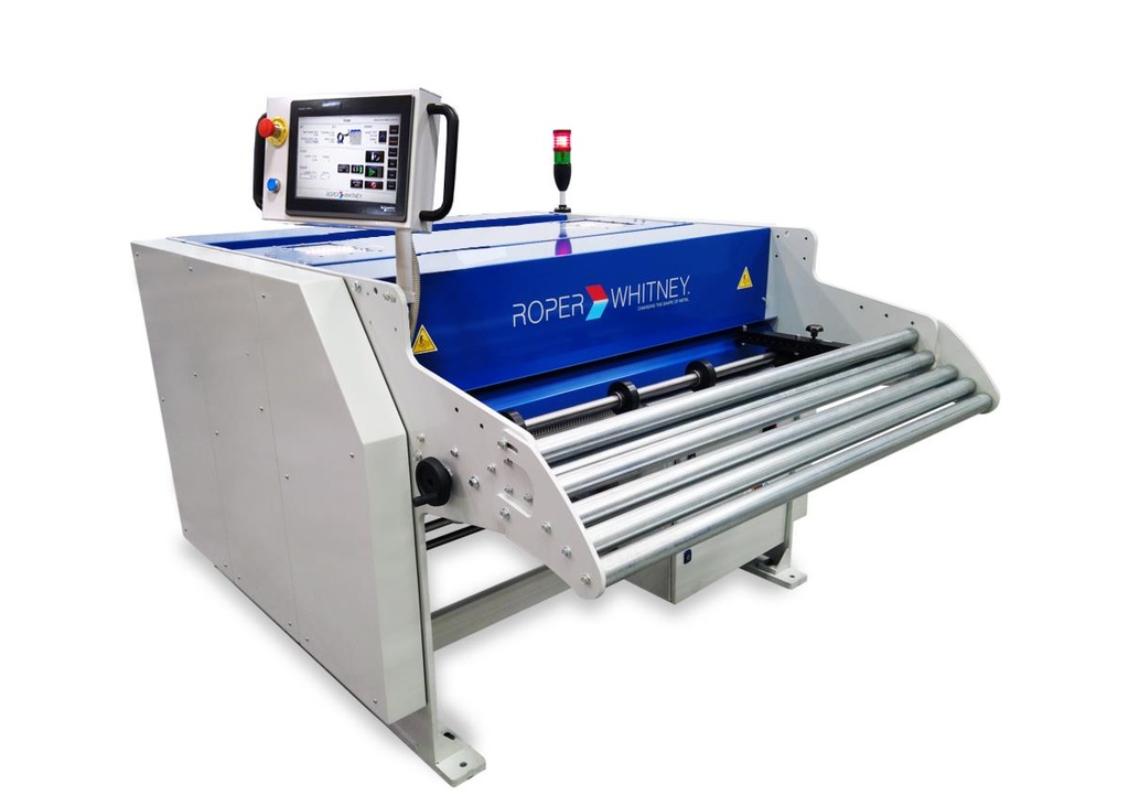 [11347] ROPER WHITNEY AUTOKUT 100 CUT AND/OR SLIT TO LENGTH LINE, 18 GA **NEW**