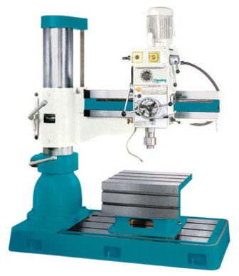 46.1"Arm x 11.81"Column, CLAUSING RADIAL DRILL, MODEL#CL1230H, Hyd clamping
