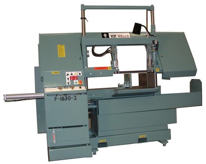 [8879] 16" x 30", WF WELLS SEMI-AUTO TWIN-POST BANDSAW, MODEL#F-1630-2, **NEW**