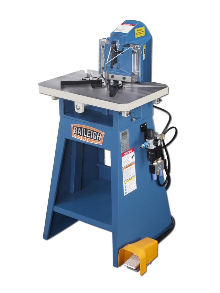 [9077] 5" x 11 GAUGE, BAILEIGH PNEUMATIC CORNER NOTCHER, MODEL#SN-F11-AN, NEW