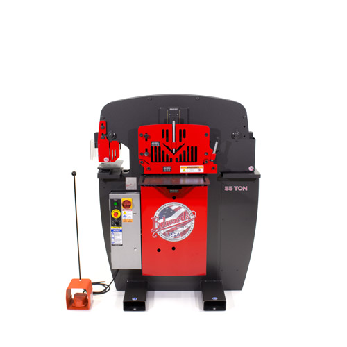 EDWARDS 55-TON IRONWORKER, 3-PHSE, 230VOLT, WITH HYDRAULIC-PLUG-IN PAK **NEW**
