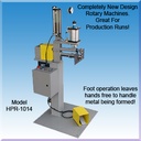 ROTARY MACHINE, MID-RIVERS, POWER ROTARY, MANUAL CRANK, MODEL#MPR-1014, NEW