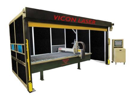 5' x 10', VICON LASER CUTTING MACHINE, MODEL#HVAC510LSR **NEW**