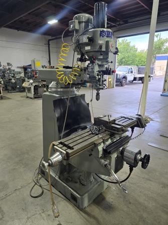 [11566] TMV, SHARP VARI-SPEED VERTICAL MILL, MODEL#TMV, BOXWAYS, PWRFEED, DRO