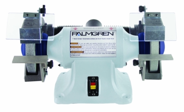 7&quot; PALMGREN 1/2HP GRINDER W/DUST COLLECT, MODEL#9682071, NEW