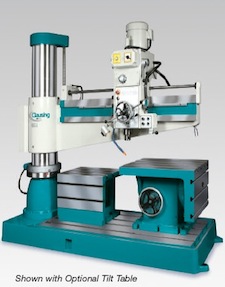 49.2&quot;Arm x 11.81&quot;Column, CLAUSING RADIAL DRILL, MODEL#CLC1250H, Ind clamping