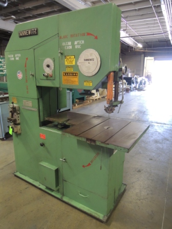 36&quot; x 13&quot;, TANNEWITZ VERTICAL BANDSAW, MODEL#TR3613M, USED