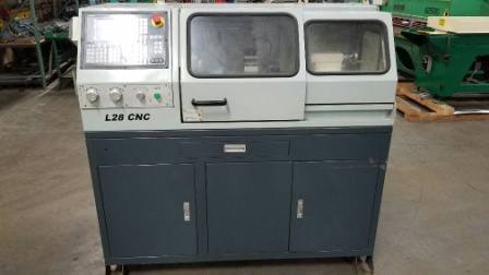 TOPTECH CNC LATHE, MODEL#L28, USED