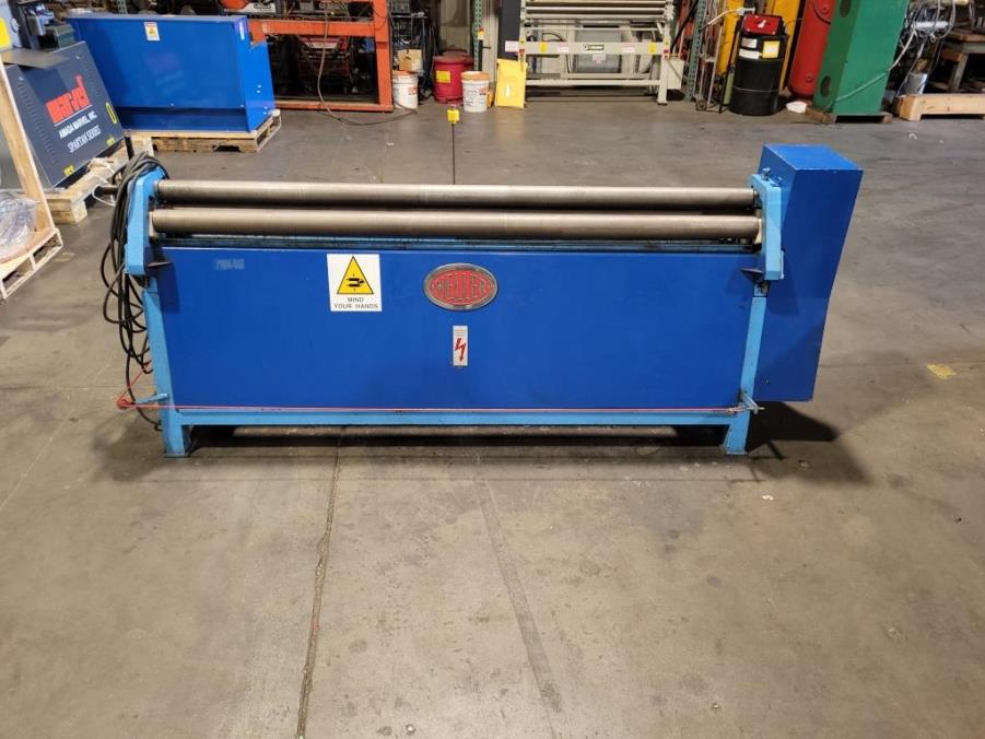 80&quot; X 5/16&quot; CAPACITY, HELLERSON POWER ROLLS, MODEL#S20/0.8, USED