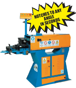 4-1/2", ERCOLINA PIPE &amp; TUBING ABRASIVE NOTCHER, EN180 **NEW**