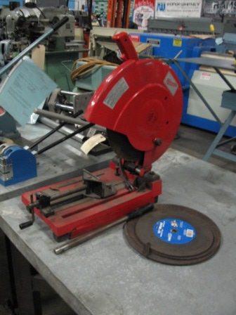 14", MILWAUKEE Abrasive Cut-Off Machine, MODEL#6176-20, USED