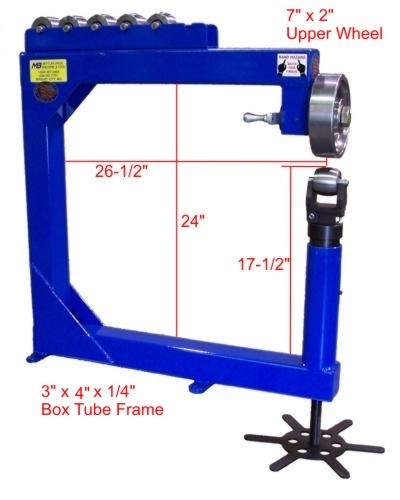 ENGLISH WHEEL, MITTLER BROS, KICK-ADJUSTABLE, MODEL#2900 **NEW**