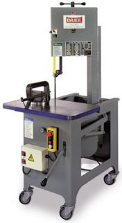 9" X 14-1/2" DAKE (Roll-in style) VERTICAL BANDSAW, MODEL#SXC **NEW**