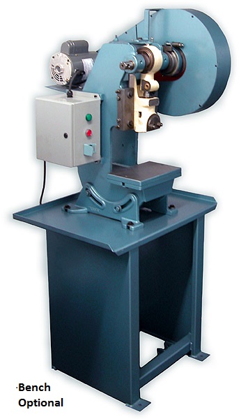 6 Ton, AZIMUTH MECHANICAL PUNCH PRESS, AIR ACTIVATED, MODEL#6-IP **NEW**