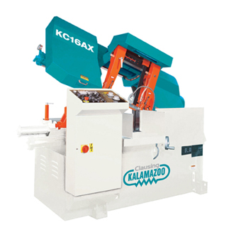 16", CLAUSING KALAMAZOO AUTOMATIC HORZ BANDSAW, MODEL#KC16AX, **NEW**