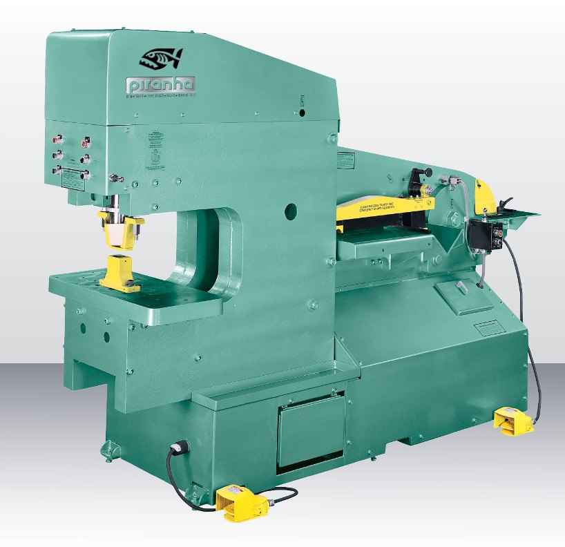 PIRANHA 140-TON DUAL-OPERATOR IRONWORKER, MODEL#PII-140 **NEW**