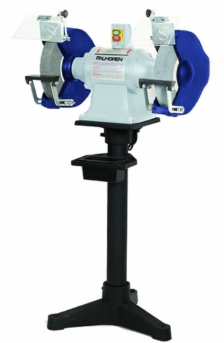 12" PALMGREN GRINDER W/PEDESTAL STAND &amp; DUST COLLECT, 3PH, MODEL#9682121, NEW
