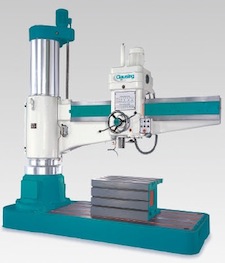 98"Arm x 21"Colmn, CLAUSING RADIAL, MODEL#CLC2500, W/Ind Hyd Clamp **NEW**