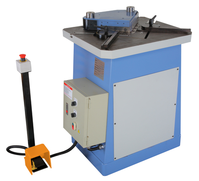 .236" X 8-5/8", HECK HYDRAULIC FIXED CORNER NOTCHER, MODEL#WFCN6 **NEW**