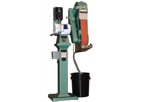 NO. 960-401, BURR KING 4"X60" TWO-WHEEL 'WET' BELT GRINDER, MODEL#960-401, NEW