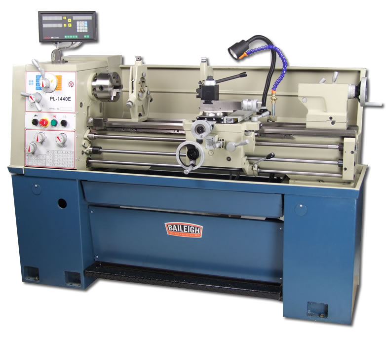 14" x 40" cc, BAILEIGH METAL LATHE, MODEL#PL-1440E, NEW